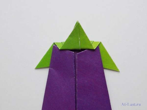 Оригами огурец