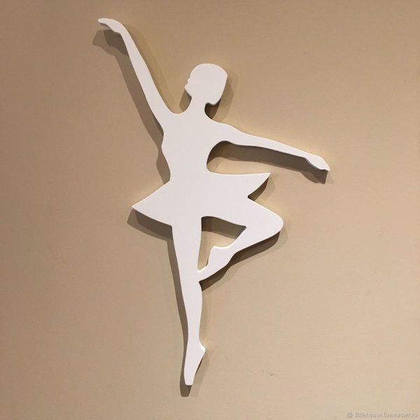 Балерина фигурка из бумаги