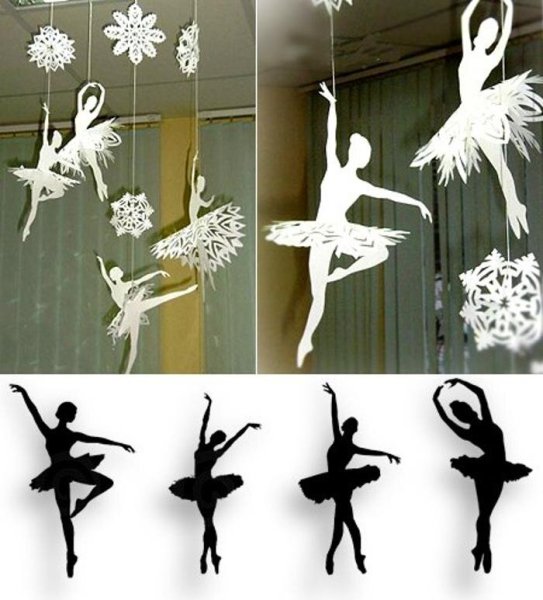 Снежинки балеринки