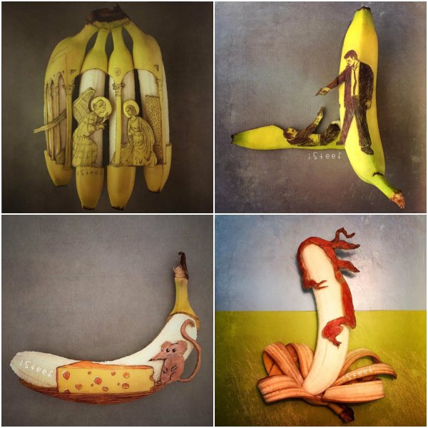 Поделки из банана