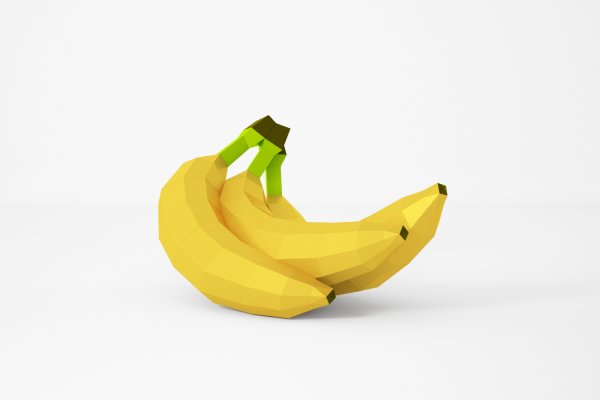 Полигональный банан