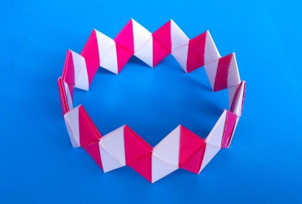 Модульный браслет оригами