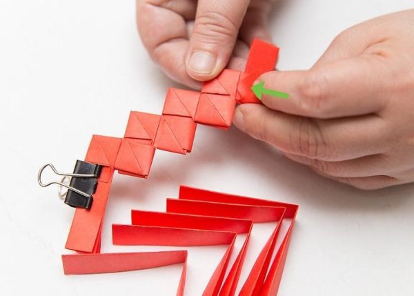 Оригами браслет