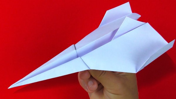Оригами самолет который долго летает