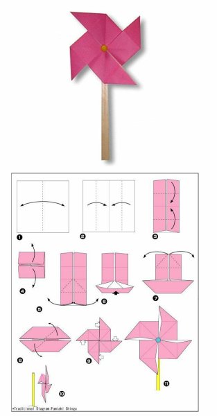 Оригами из бумаги пошаговой инструкции для детей