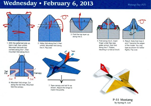 Оригами самолет пошаговая инструкция для детей