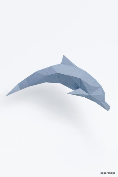 Дельфин из бумаги