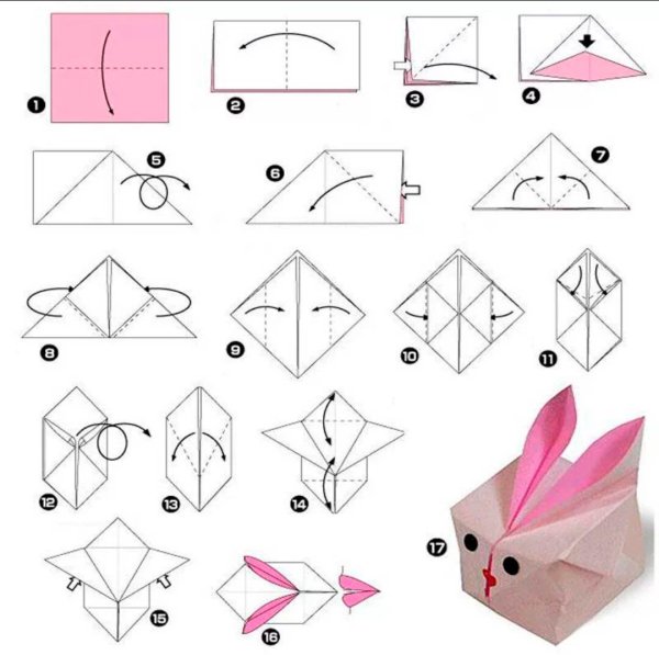Поделки оригами из бумаги своими руками для начинающих пошагово