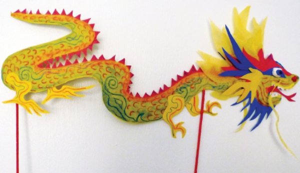 Поделки дракон китайский из бумаги