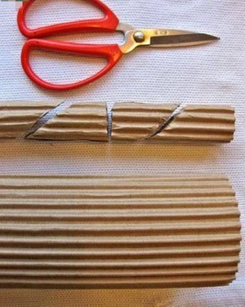 Поделки дрова из бумаги