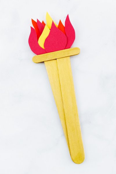 Олимпийский факел своими руками для детского сада