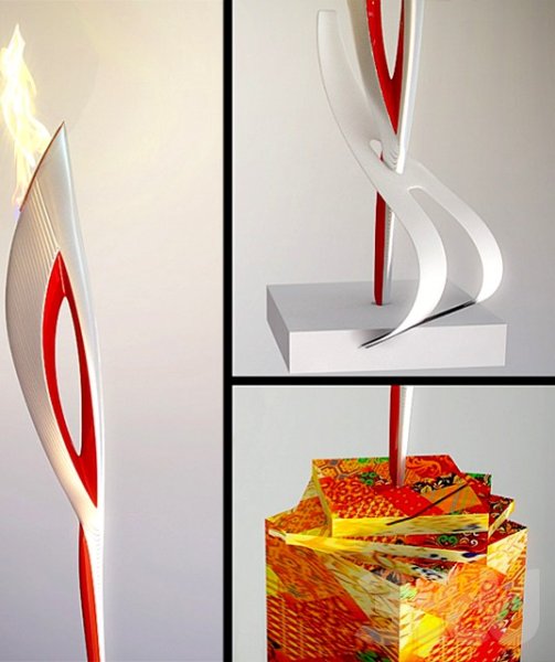 Подставка для олимпийского факела 2014