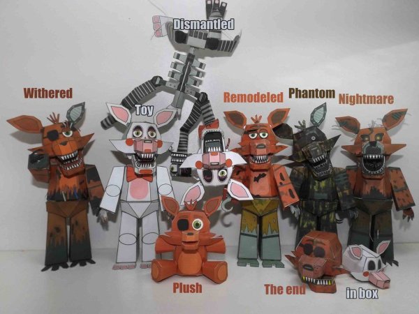 Five Nights at Freddy's Papercraft Фредди