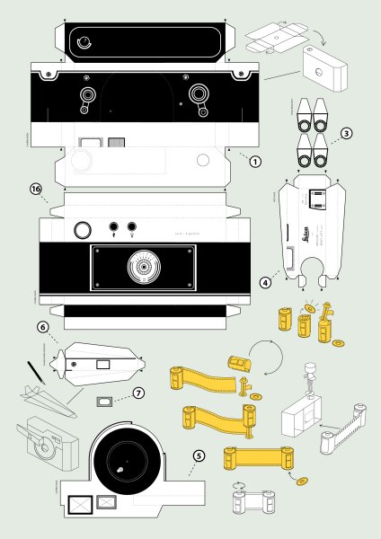 Бумажный макет фотоаппарата
