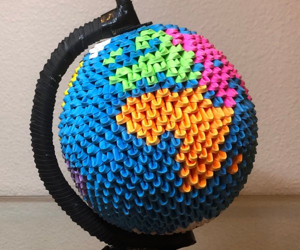 Модульное оригами Глобус