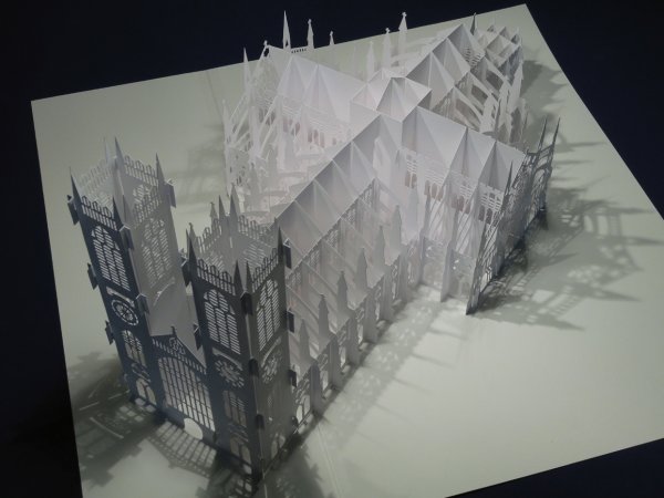 Вестминстерское аббатство оригами