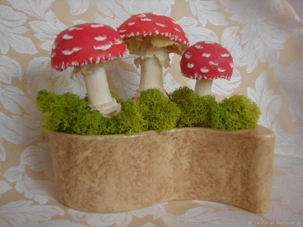 Поделки грибы для детского сада