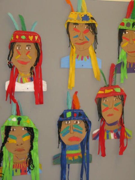 Поделки на тему индейцы для детей