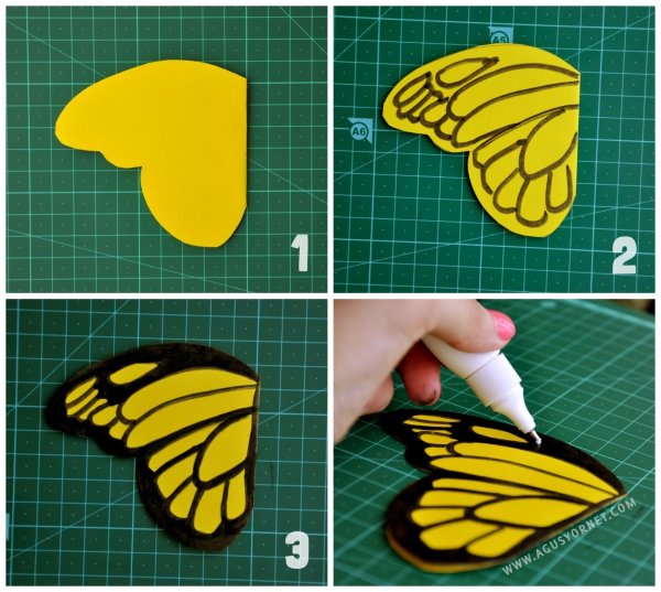 Бабочка поделка из бумаги