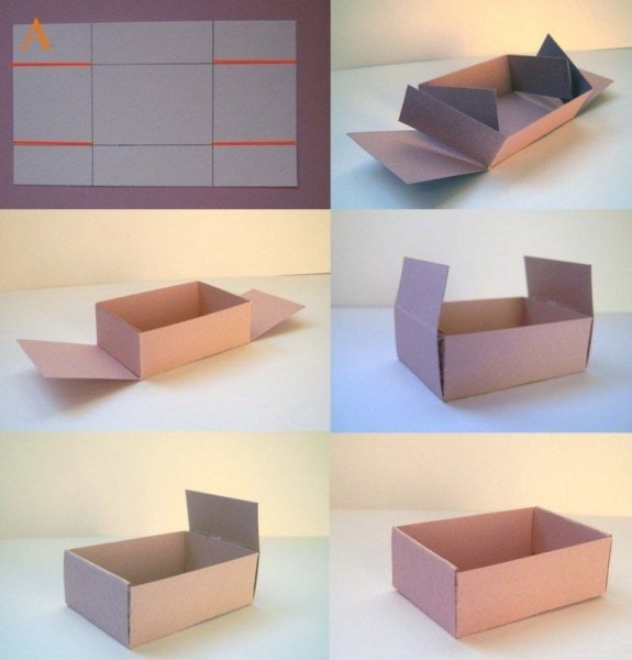 Как сделать маленькую коробочку из бумаги своими руками а4