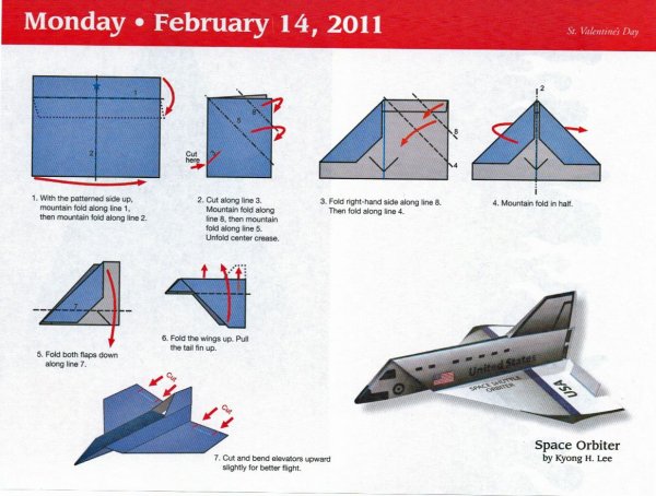 Оригами самолет пошаговая инструкция для детей