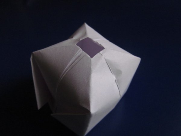 Бомбочка из оригами