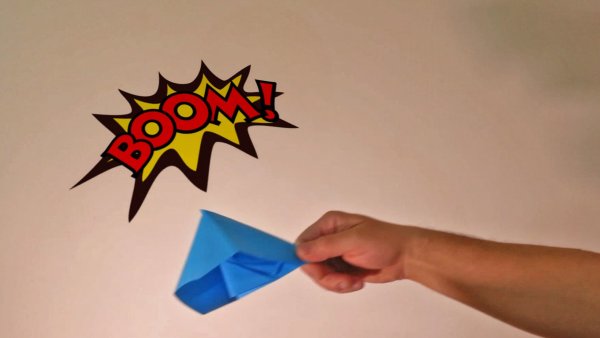 Оригами бомба которая взрывается