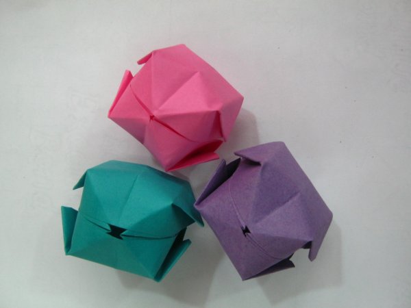 Оригами водяная бомбочка