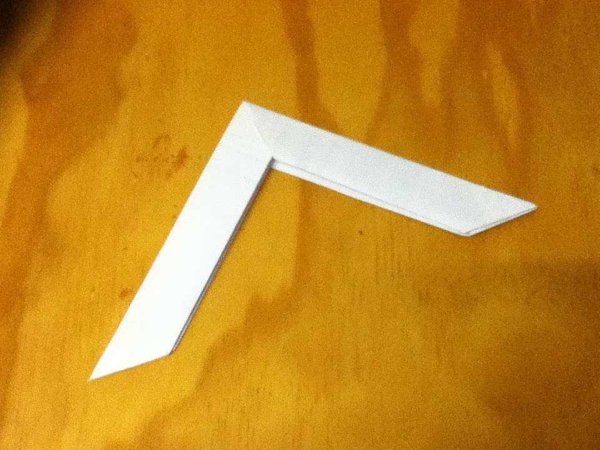 Оригами оружие Бумеранг