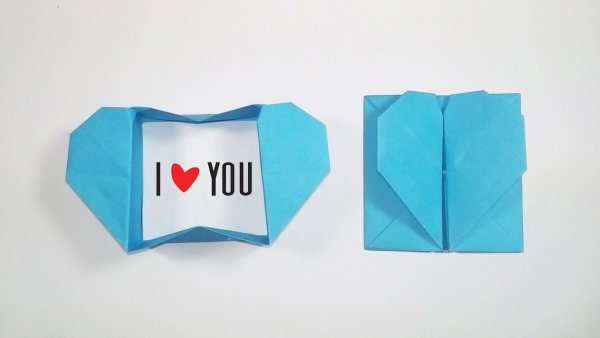 Оригами сердце конверт