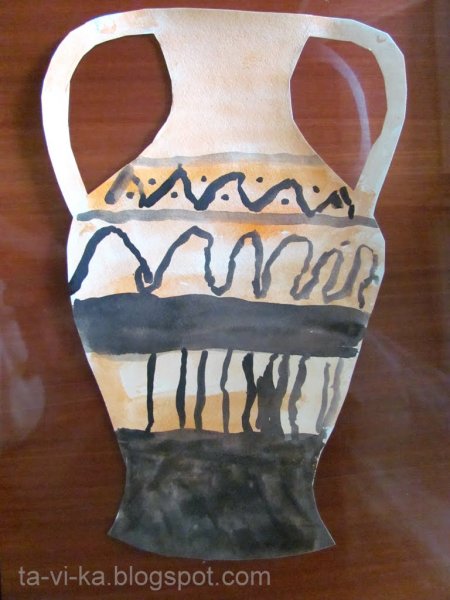 Греческая ваза поделка