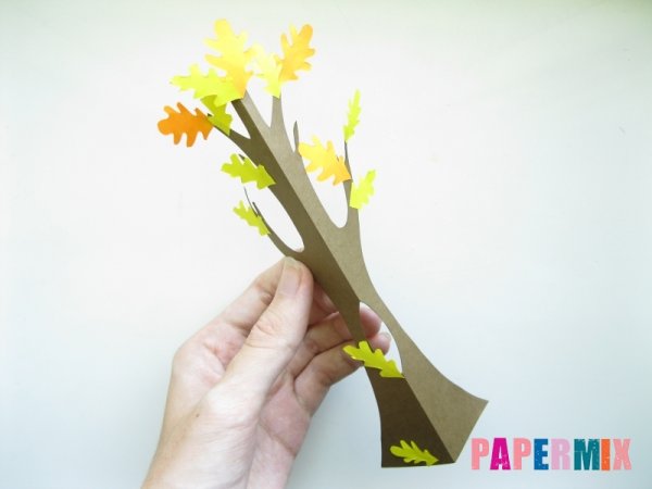 Дерево из бумаги объемное своими руками