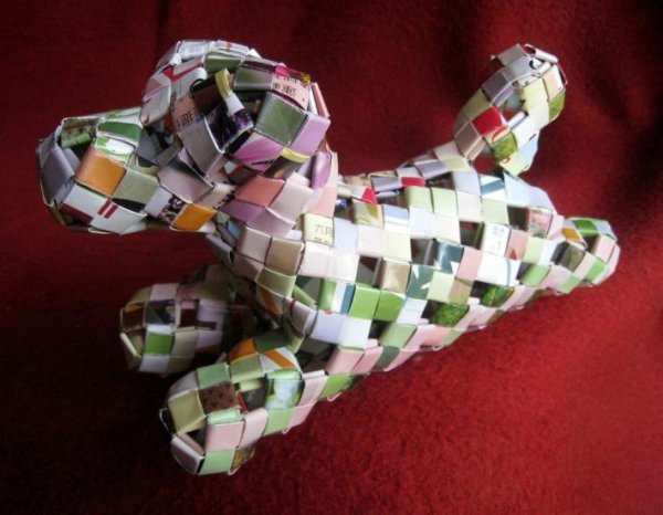 Оригами из фантиков