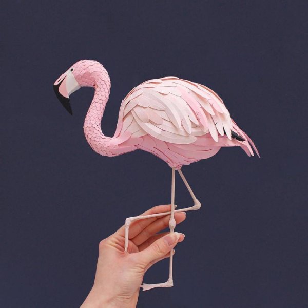 Фламинго из изолона