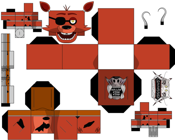 Five Nights at Freddy's Papercraft Фредди
