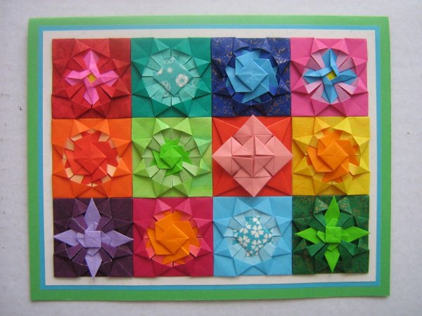 Панно оригами