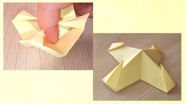 Оригами из бумаги а4 капкан