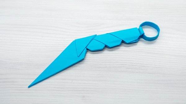 Оригами нож