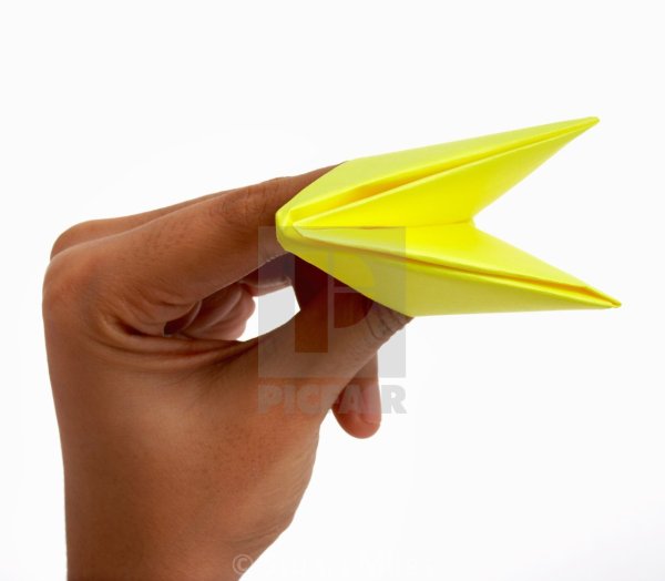 Клюв из бумаги оригами