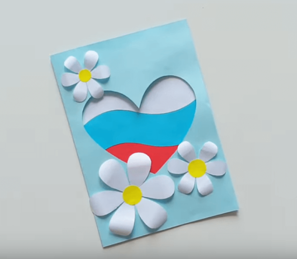 Поделка ко Дню флага России воздушный шар
