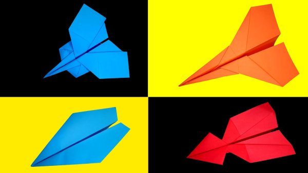 Оригами самолет истребитель