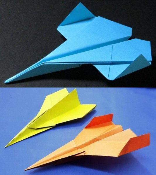 Поделки из бумаги крутые самолетики