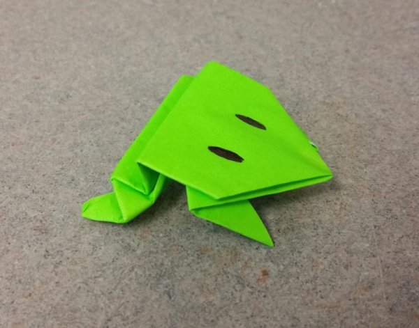 Оригами жабка