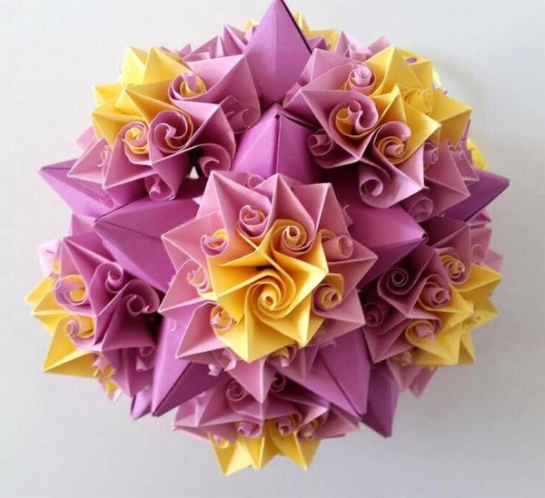 Цветочный шар Kusudama