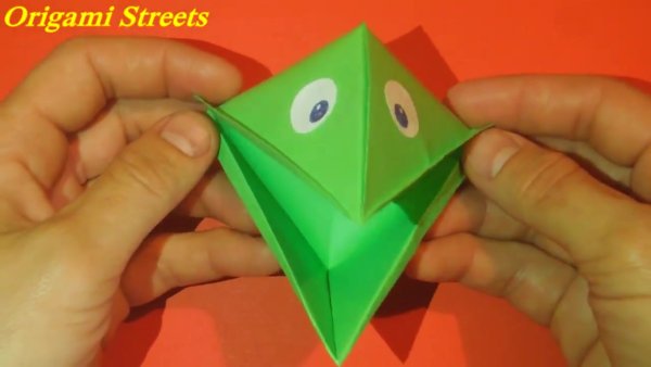 Оригами квакушка