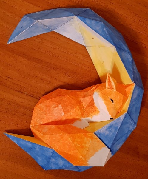 Оригами лисы