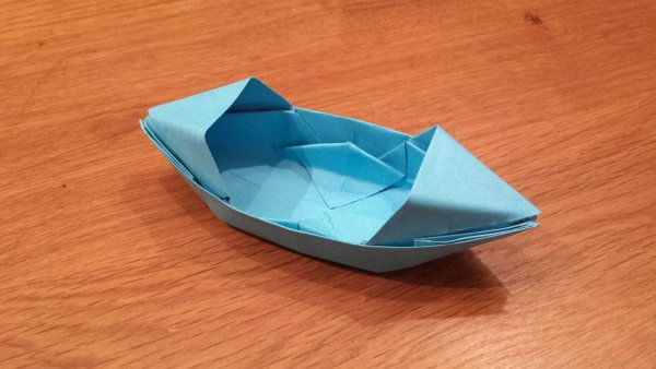 Оригами из бумаги а4 кораблик