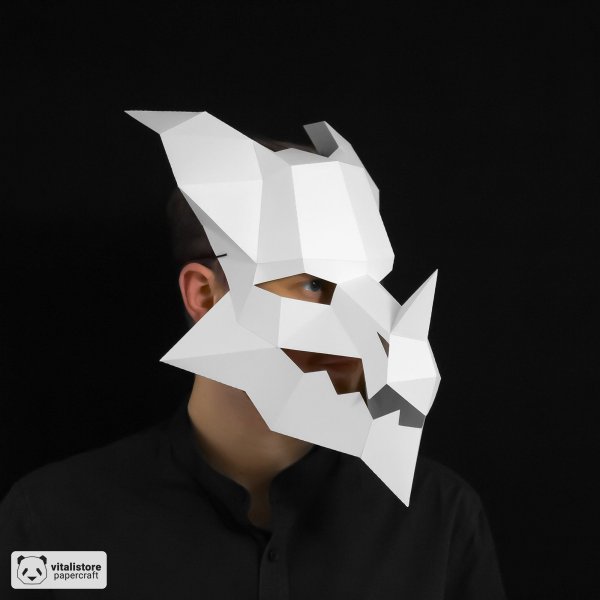 Паперкрафт маска