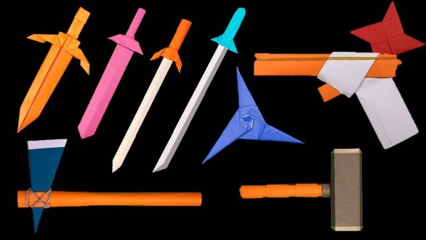 Origami Ninja Star/Sword/Knife