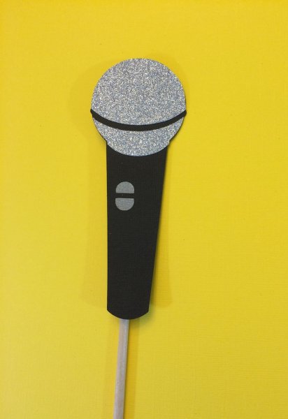 Картонный микрофон